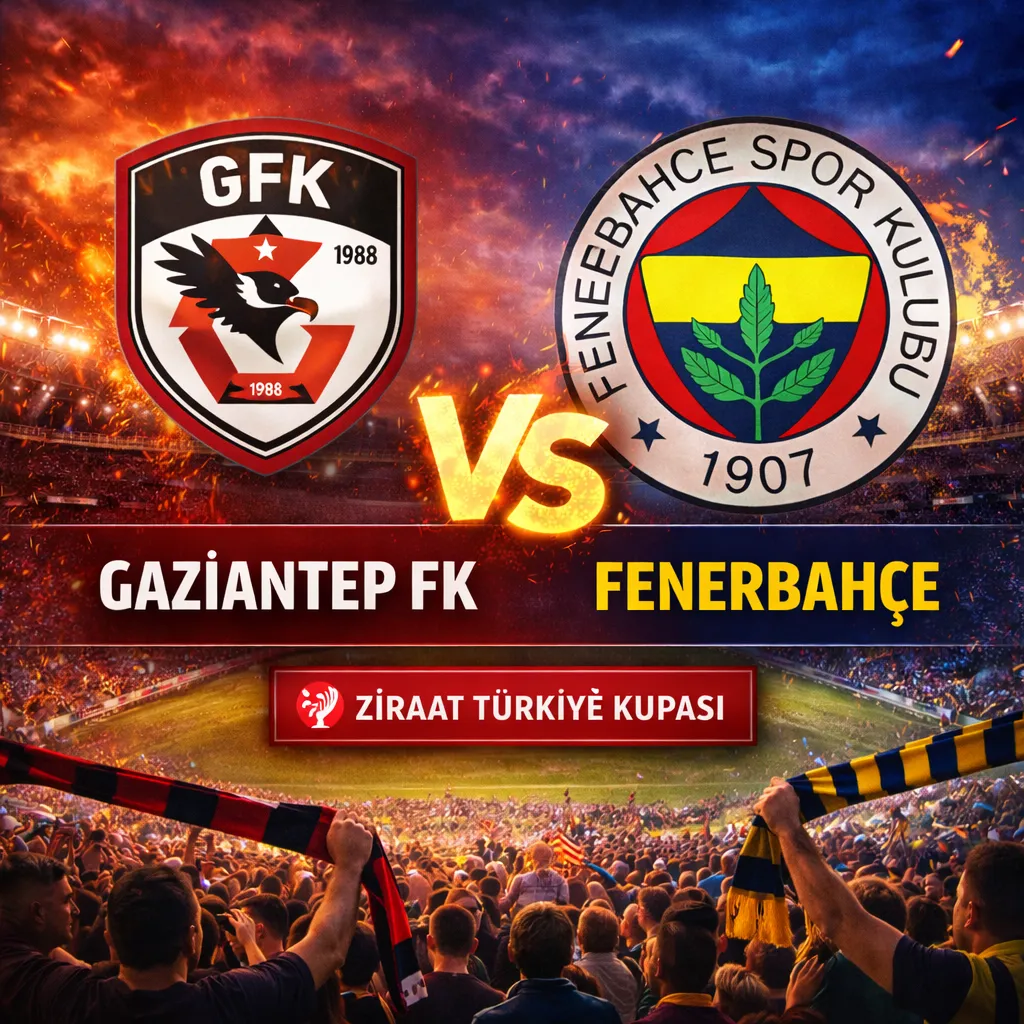 Gaziantep Fk – Fenerbahçe Ziraat Türkiye Kupası Maçı Futbolseverleri Bekliyor - Banabilet Blog