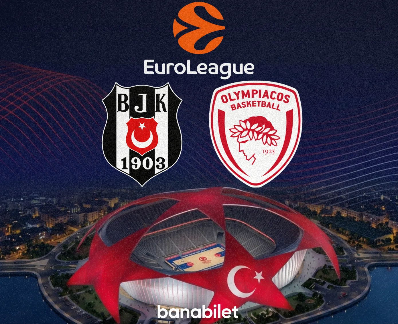 Beşiktaş Basketbol - Olympiakos Basketbol Biletleri: Dev EuroLeague Heyecanı! - Banabilet Blog